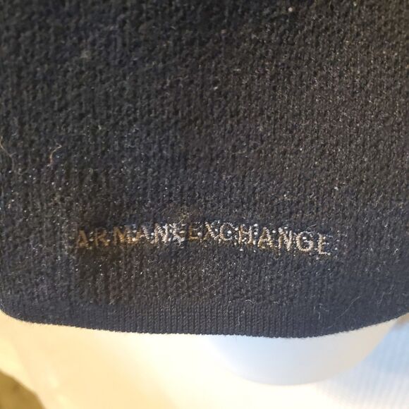 Armani Exchange A|X Womens 3/4 Sleeve Cheetah Print Sweater Sz XS Chic City - Picture 5 of 6